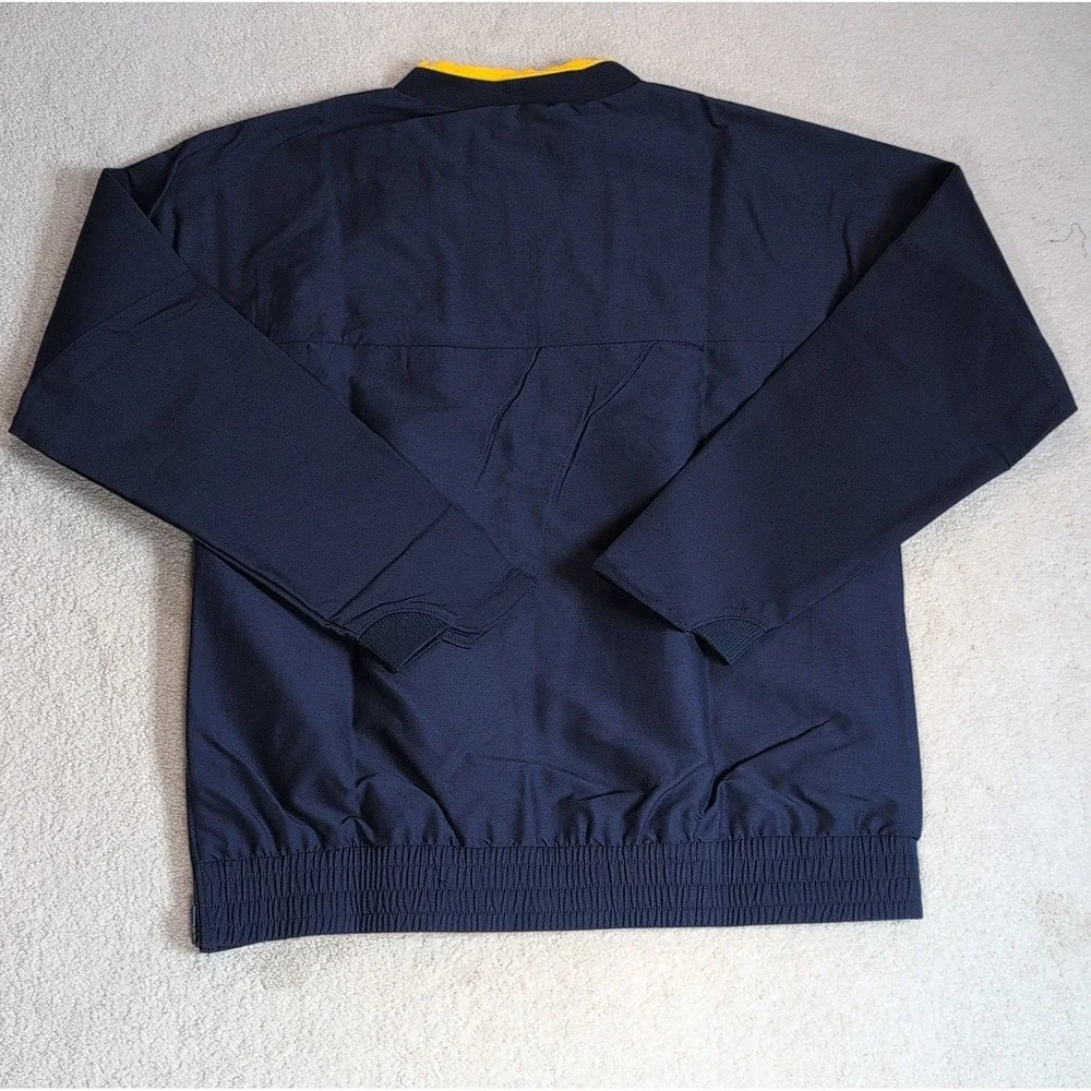 Michigan Wolverines Jordan 2021 Coach Half-Zip Jacket Mens M Blue DD6437-419